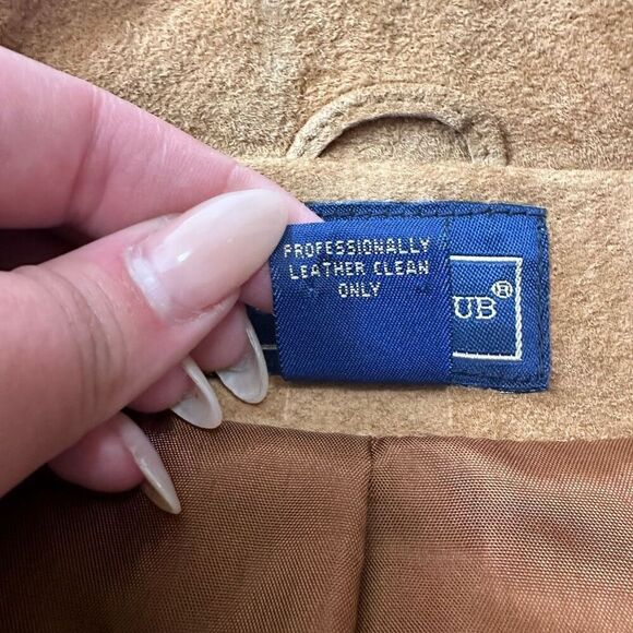 Vintage Charter Club Suede Genuine Leather Zip Up Vest Western Cowboy | Size M - Picture 8 of 8